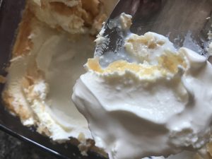 CHOW cream beneath