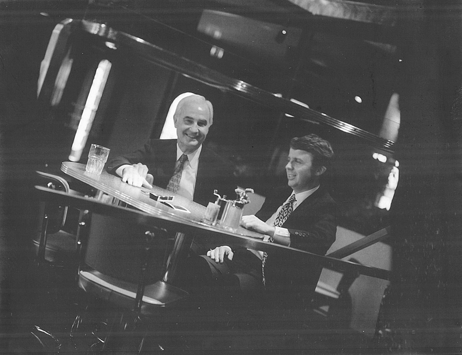 Dennis Quaintance and Mike Weaver 1989 Old photo - Mike Weaver & Dennis collaborating in 1989
